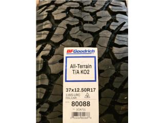 BFGoodrich All Terrain 37X12.50R17  Puerto Rico CENTRO GOMAS SAVARONA