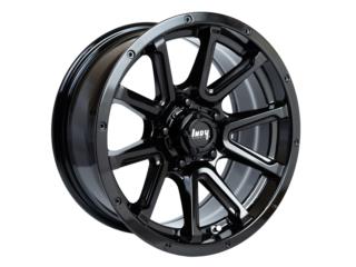 Estilo 6225 15x7 patron 5-114 NEGRO Puerto Rico INDY PERFORMANCE