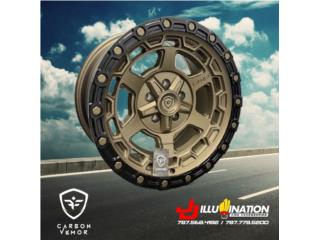 AROS CARBON ARMOR 17 BRONZE 5-114 + 5-127 Puerto Rico JJ Wheels and Tires