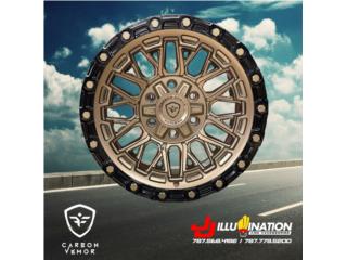 CARBON ARMOR 17 BRONZE/NEGROS 6-139 + 6-135 Puerto Rico JJ Wheels and Tires