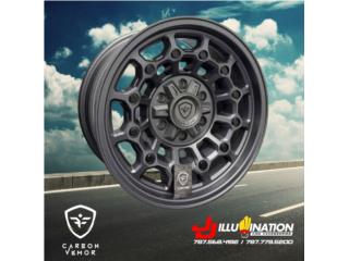 AROS CARBON ARMOR 17 CHARCOAL 6-139 + 6-135 Puerto Rico JJ Wheels and Tires