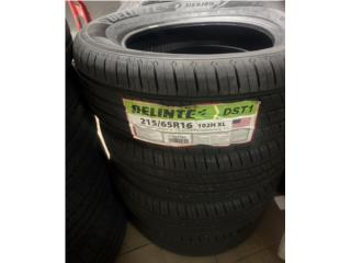GOMAS NUEVAS P215/65/16 DELINTE DST1 a $100 Puerto Rico S.R. Battery & Tire LLC