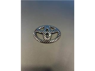  COVER PARA LOGO TOYOTA DE GUIA CARBON FIBER Puerto Rico JRT Auto Interiors