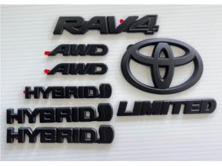  COVER DE EMBLEMA RAV4 HYBRID Puerto Rico JRT Auto Interiors