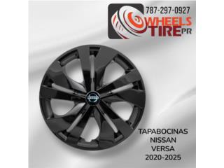 TAPABOCINAS NISSAN VERSA 15� GLOSS BLACK NEW  Puerto Rico JAN WHEELS