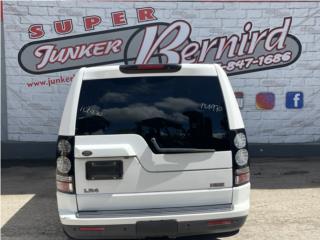14970 LAND ROVER LR4 2016  TAPA DE BAUL  Puerto Rico JUNKER BERNIRD