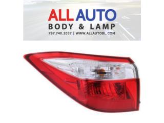 TOYOTA COROLLA 14-16 foco Trasero Izquierdo  Puerto Rico All Auto Body & Lamp LLC