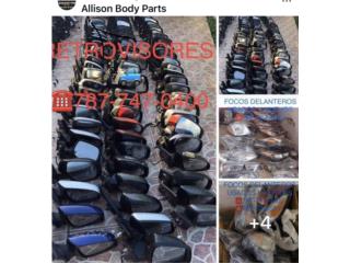 RETROVISORES TOYOTA VARIEDAD  Puerto Rico ALLISON BODY PARTS