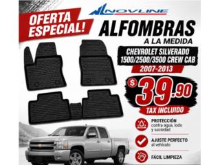 ALFOMBRAS PL�STICAS NOVLINE PARA CHEVROLET SI Puerto Rico JRT Auto Interiors