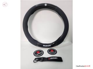 COVER DE GUIA SUZUKI+ LLAVERO+ CARCOASTER Puerto Rico JRT Auto Interiors