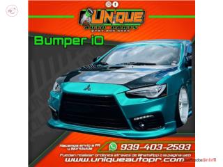 Bumper Delantero Lancer iO 08-17 con Fog Lamp Puerto Rico UNIQUE AUTO PARTS