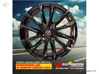 AROS ESCALADE NEGROS 20 5x100  Puerto Rico JJ Wheels and Tires