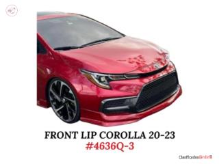 FRONT LIP COROLLA 2020-2025 XSE Puerto Rico JJ illumination and Accessories