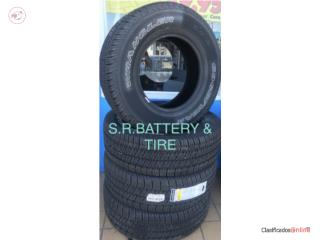 GOMAS NUEVAS P255/75R17 GOOD YEAR SRA $185.00 Puerto Rico S.R. Battery & Tire LLC