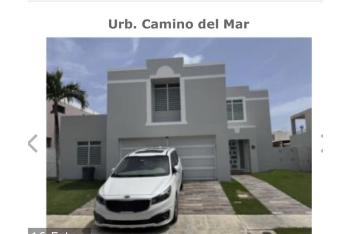 Urbanizacion-Camino Del Mar Camino del Mar 4/2.5 Casa en Toa Baja