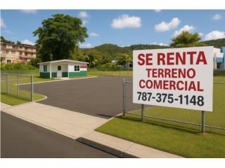 Terreno comercial en Renta-Entrada del pueblo