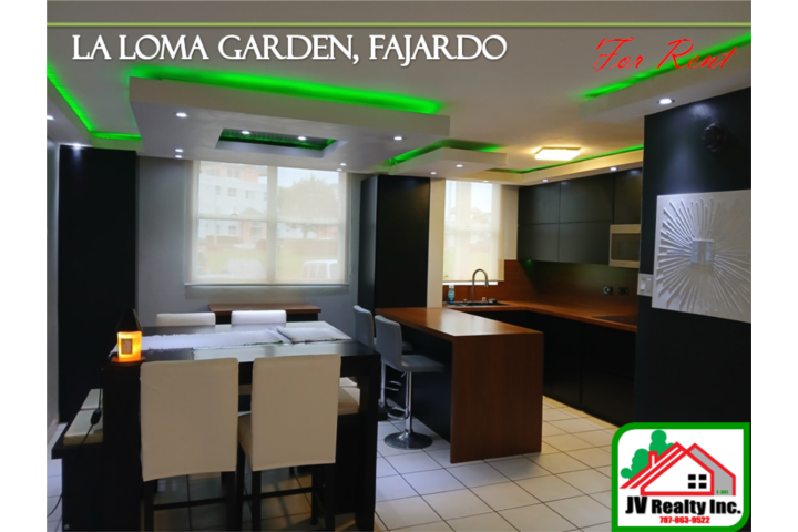 Condominio-La Loma En Fajardo LA LOMA GARDEN 3HAB-2BA. HERMOSA VISTA! Apartamento en Fajardo