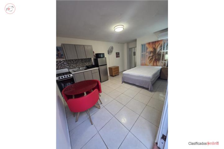 Apt. STUDIO Amueblado,  A/C, Control de acces