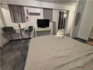 Estudio apt. 1er nivel  amueblado/agua y luz