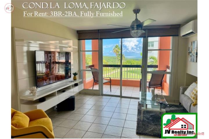 Cond. LA LOMA, 3hab-2b Amueblado!