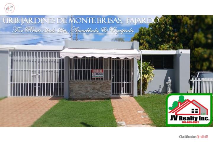 JARDINES DE MONTE BRISAS, 3HAB-1B. Amueblada