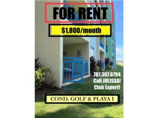 BEACHFRONT APT 2B/2B/2P @CONDO GOLF Y PLAYA 