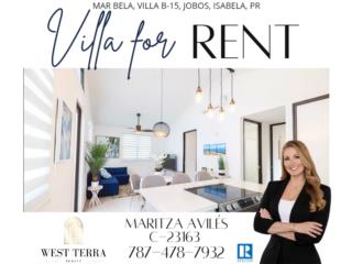Villa para alquiler en Jobos, Isabela