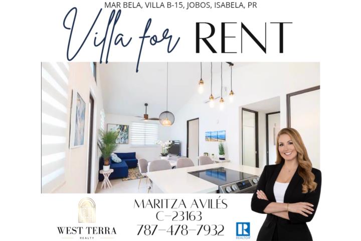 Villa para alquiler en Jobos, Isabela