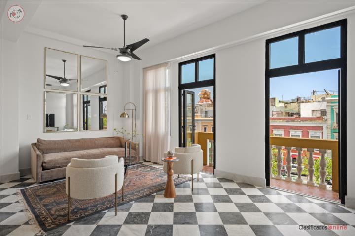 ABOVE THE PLAZA | Fully Restored Balcony Unit