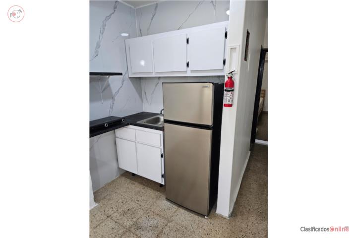 Country club aprt 1 hab remod agua luz 675