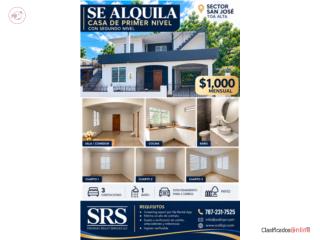 Casa Primer nivel Bo. San Jose