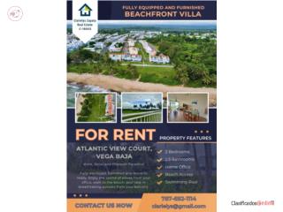 Villa frente al mar, amueblada y equipada