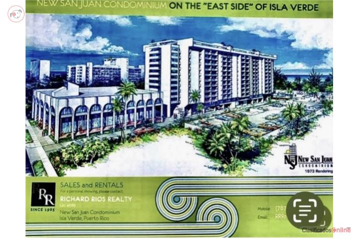 2BR ocean view New San Juan 1550