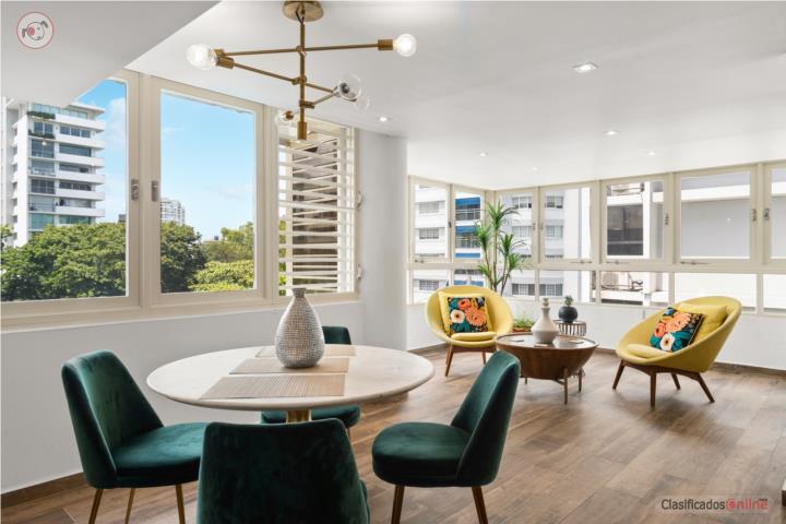 2BR in Condado with Stella Maris Park views