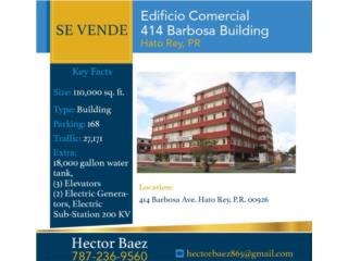 -EDIFICIO COMERCIAL AVENIDA BARBOSA #414 , San Juan-Río PiedrasReal Estate Puerto Rico Bienes Raices