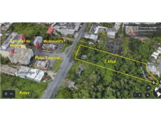 Puerto Rico - Bienes Raices VentaBAYAMON - TERRENO 2.47CUERDAS PARA FAST FOODS Puerto Rico