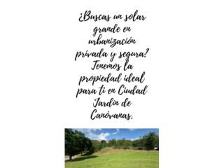 AMPLIO SOLAR EN CIUDAD JARDIN CANOVANAS
