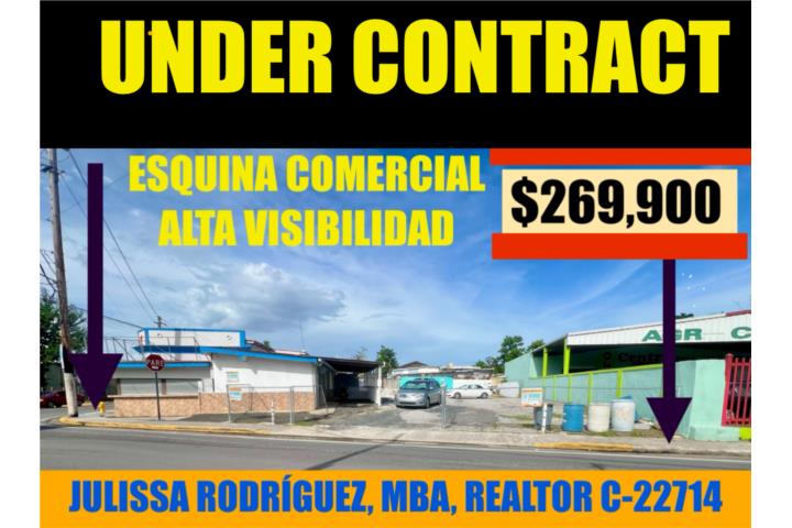 Opcionado! ! PRECIO PARA COMPRAR YA! LOCAL COMERCIAL DE ESQUINA ENTRE LA PR-308 Y LA CARR 103, EN CABO ROJO.