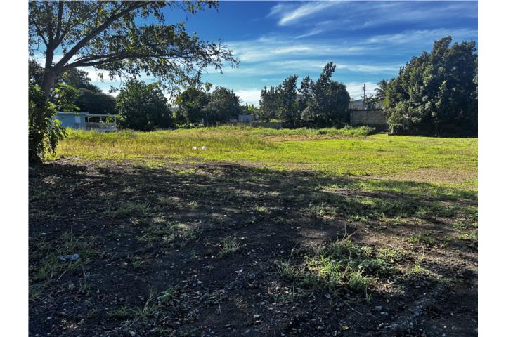 La venta de 2 solares semiplanos y lindantes por un solo precio.