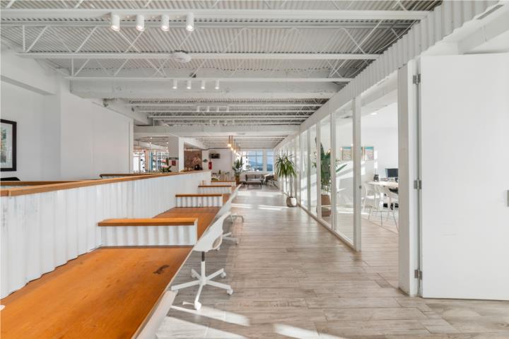 Located in Santurce’s most vibrant commercial district, this beautifully designed office space sits
