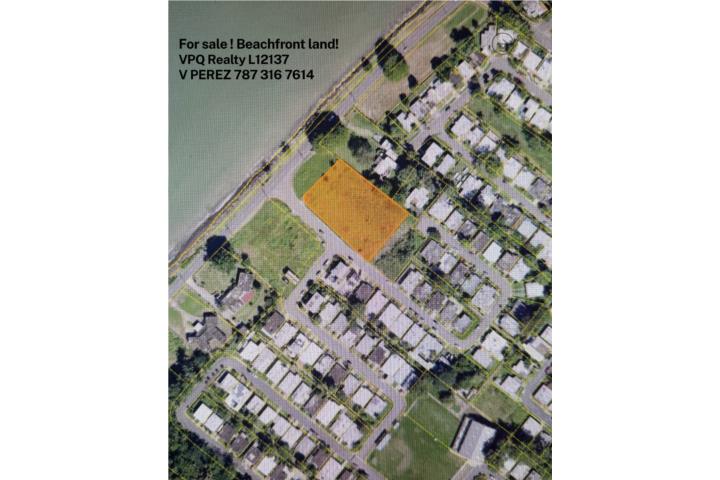 Espectacular terreno BEACHFRONT!!!!!!!! de aprox 3,653mc , localizado en Urb.