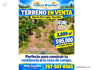 Hermoso Terreno en Toa Alta