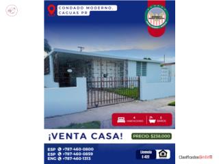 CASA EN VENTA Urb. Condado Moderno, Caguas