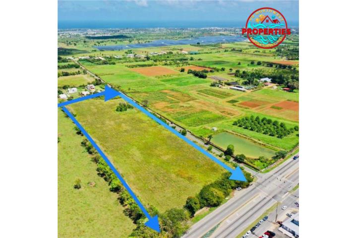 Finca 10 Acres PR 2 Aguadilla, PR Inversionistas y público en general Finca frente a Carretera #2 en Km.