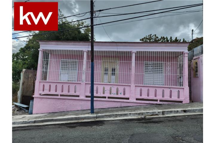 En el corazón del casco urbano de Yauco, en la Calle Pacheco del Pueblo del Café, se encuentra esta