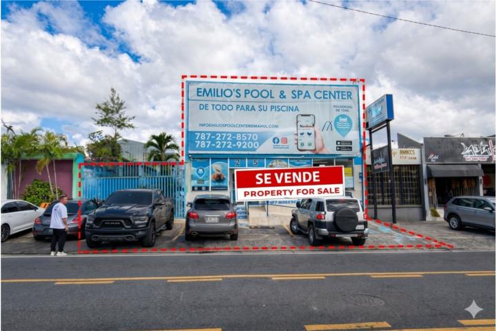 Edificio Comercial de 4,047 pies cuadrados con una ubicación privilegiada en la Avenida Esmeralda, e