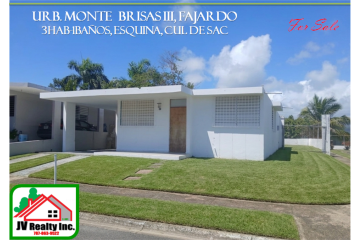 MONTE BRISAS III, 3 HAB-1BA, Esquina, Cul De Sac