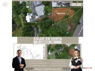 Se vende solar Lares Cruce Pablo Rosado