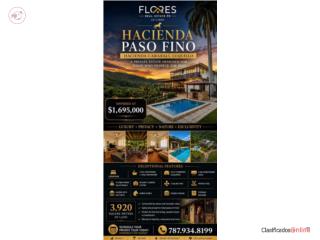 Hermosa Hacienda Paso Fino e  Carabali