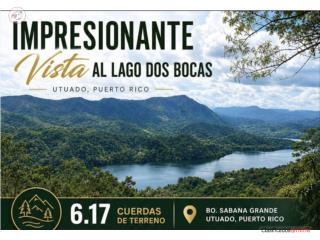 Sabana Grande Terreno 6.17 cds Vista al Lago 